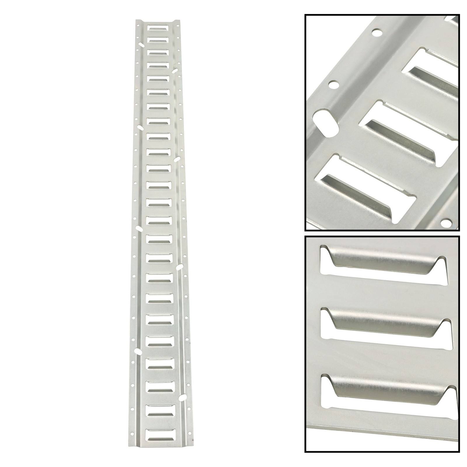 New 6 Pack E Track Tie Down Rail Kit 4' New Fit For Garages Vans Trailers Silver