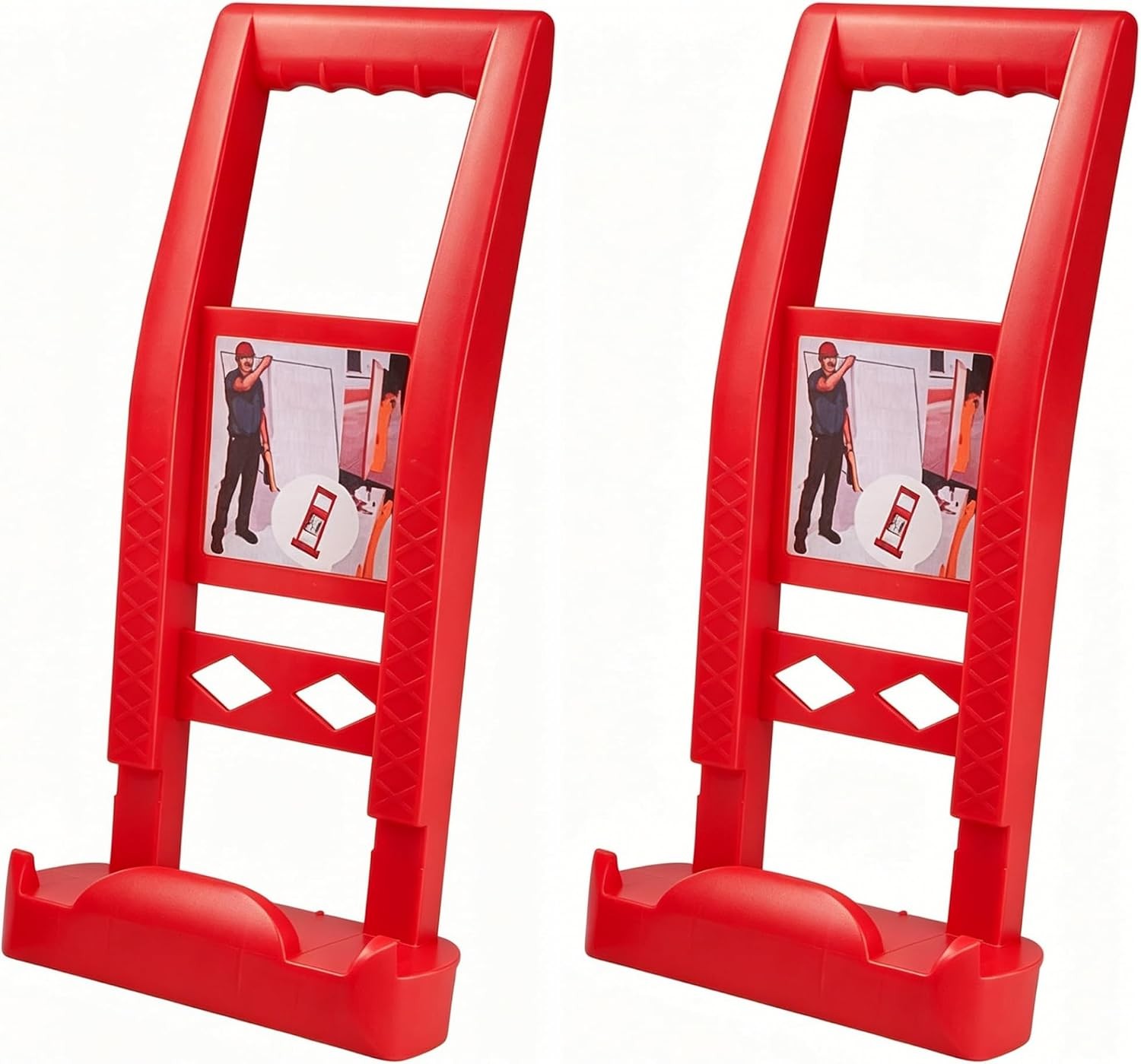 2 Pack Drywall Carrier 176Lbs Load Bearing Plastic Panel Carrier Tool