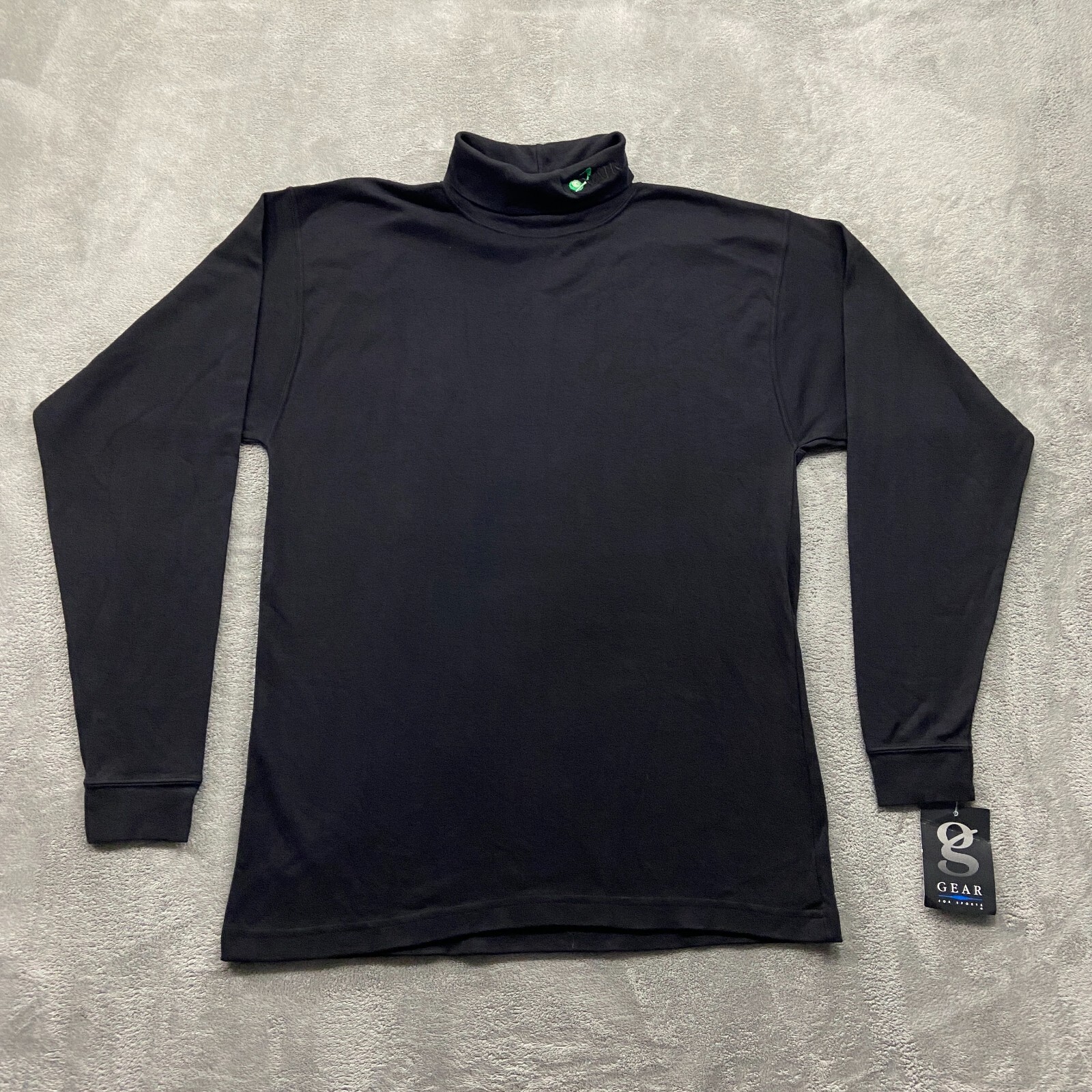 Gear For Sports Shirt Men's Medium Black Long Sleeve Golf Base Layer Sportswear