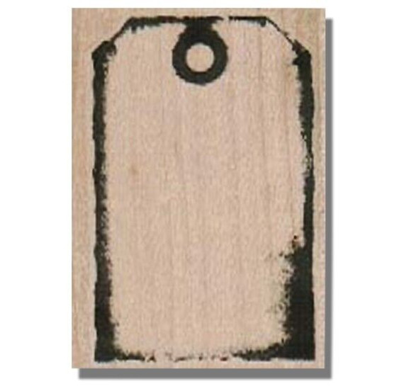 Mounted Rubber Stamp, Tag, Gift Tag, Holiday, Mixed Media, Collage,Background,sm
