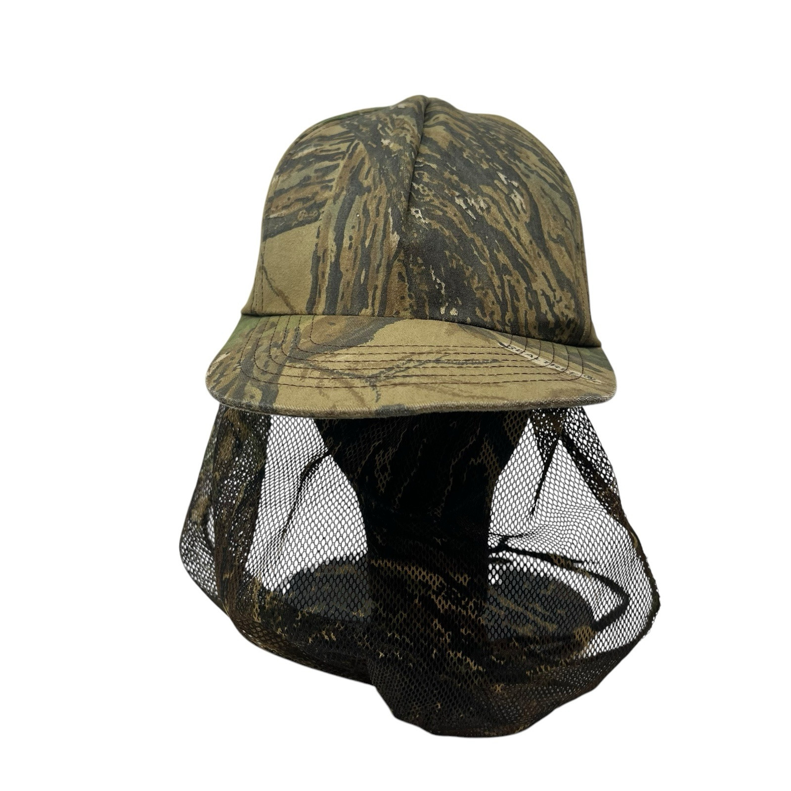 Whitewater Outdoors Realtree Camo Hat Snapback Face Net Hunting USA Made Vintage