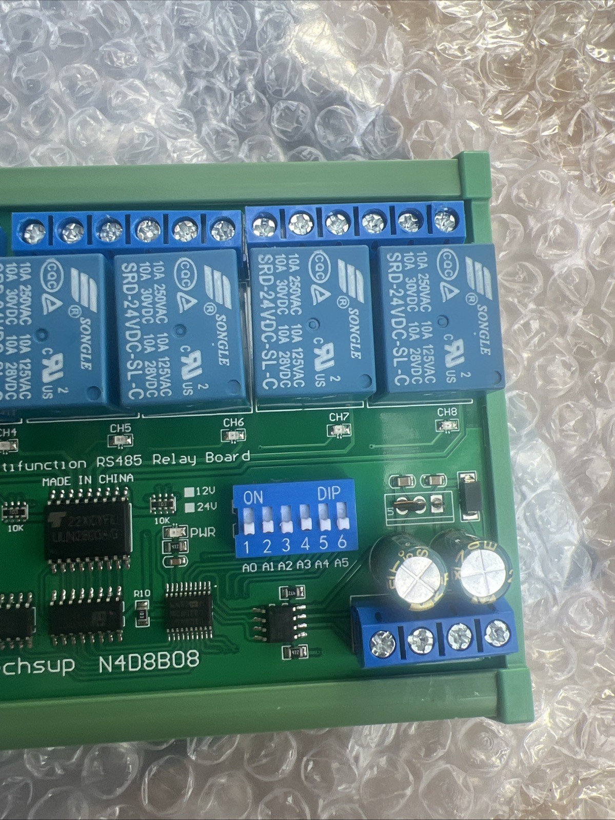 DC 12V/24V Digital RS485 RTU Protocol Switch Control Board