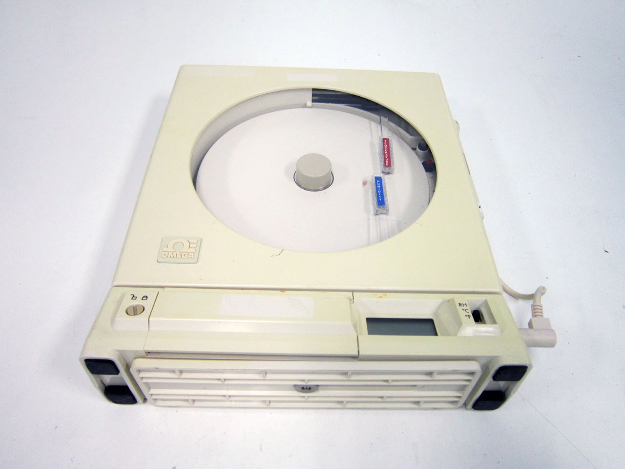 OMEGA CT485B-110V TEMPERATURE/RELATIVE HUMIDITY CIRCULAR CHART RECORDER