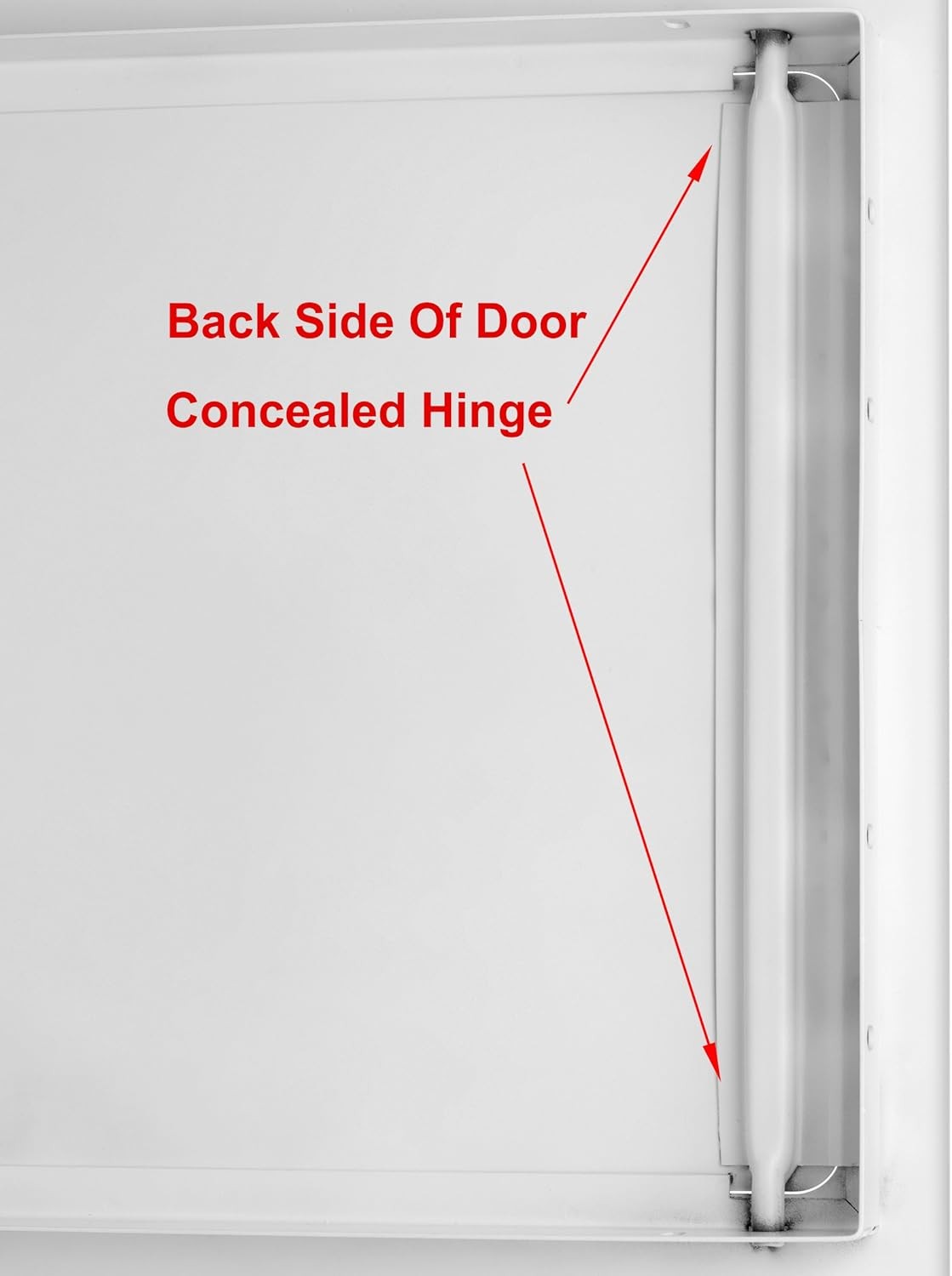Premier FL-5000 12x24 Steel Flush Access Panel Keyed Latch White #R048