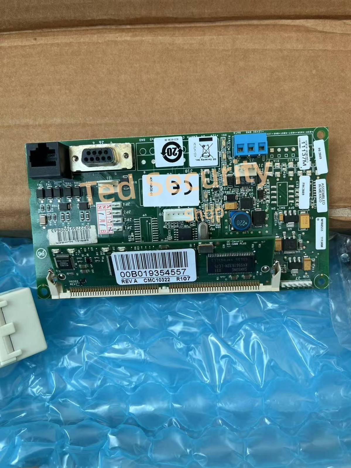 Interlogix GE NX-590E NetworX NX-590NE TCP/IP Ethernet Module Open Box