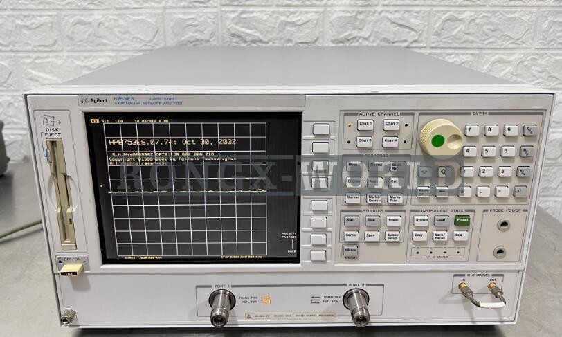 ONE Agilent 8753ES S-Parameter Network Analyzer 30kHz-6GHz USED