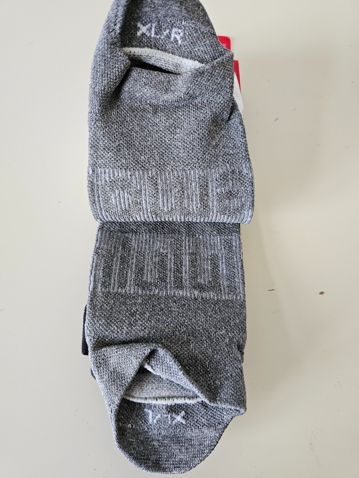 NWT LULULEMON Power Stride Tab Socks Men's Size XL 3-Pack White Gray Black