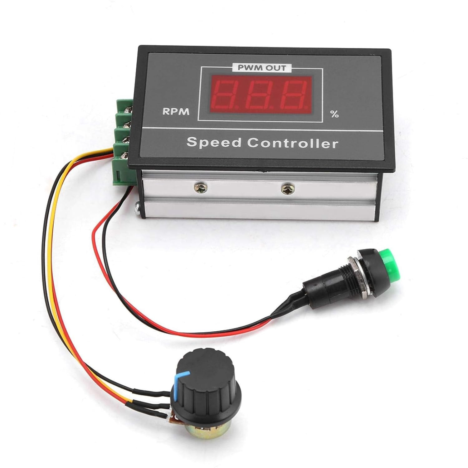 DC 6-60V 12V 24V 36V 48V 30A PWM DC Motor Speed Controller Start Stop