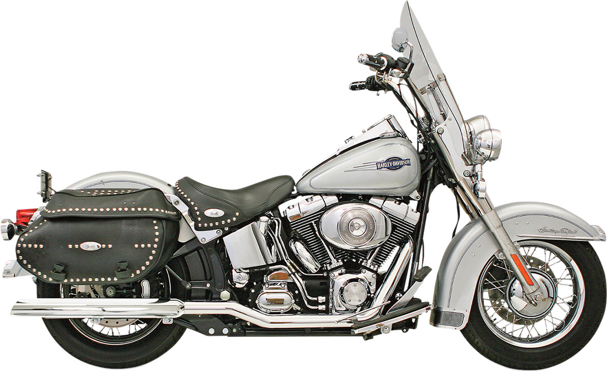 BASSANI XHAUST Tru Dual Exhaust - '07-'17 Softail Fits SFT-212