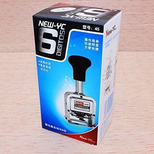 Self Inking Number Stamp 5 Digits Automatic Numbering Machine Metal Number St...