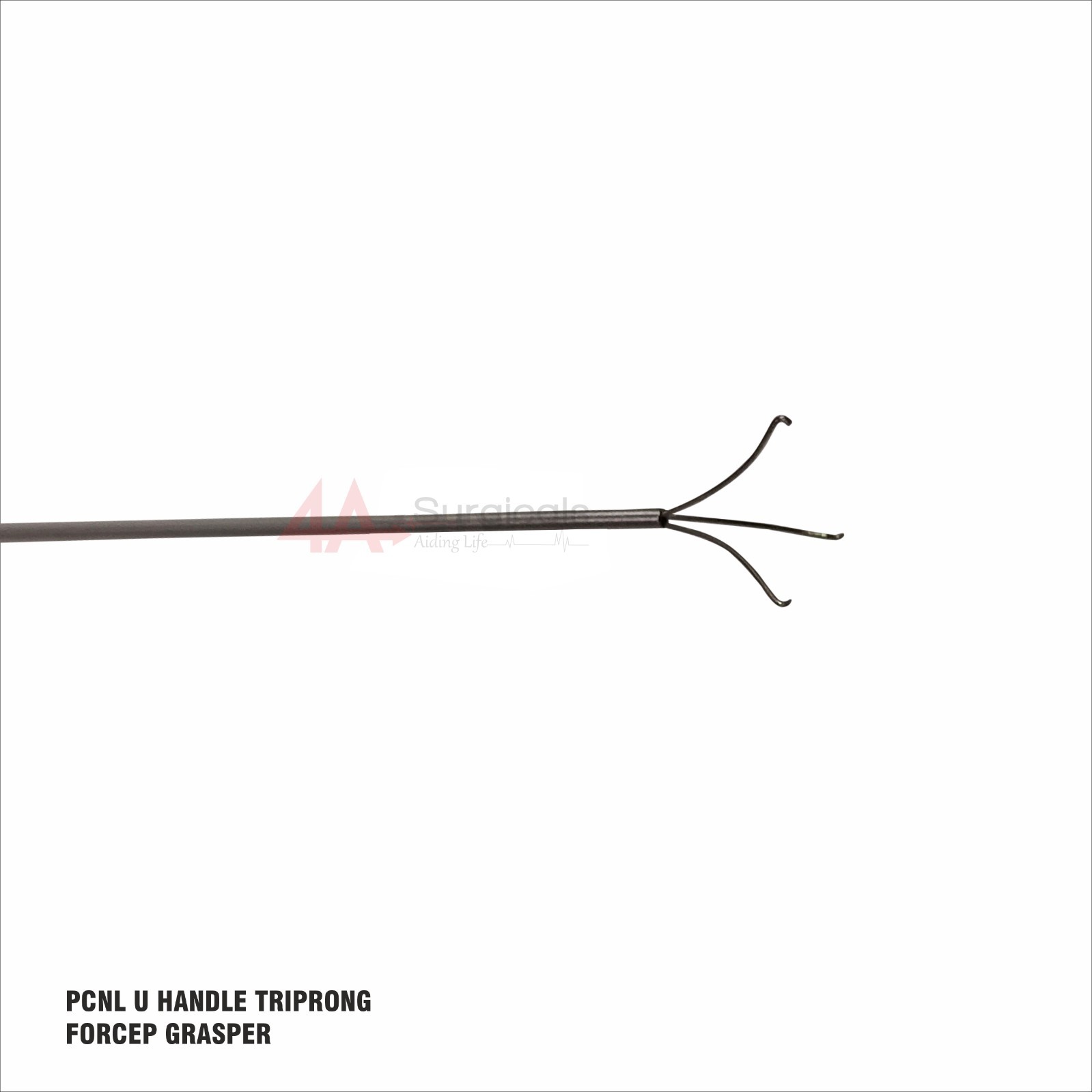 4A PCNL U Handle Triprong Grasper Forcep 7Fr 38cm (1 piece)