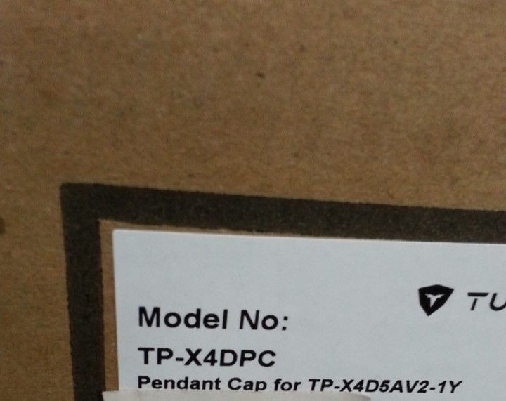 TURING TP-X4DPC Pendant Cap White For TP-X4D5AV2-1Y Multi-Sensor Camera
