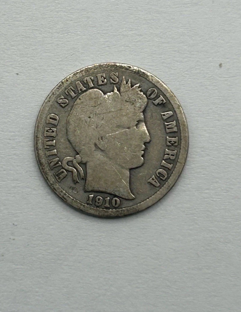 1910 Barber Dime G+