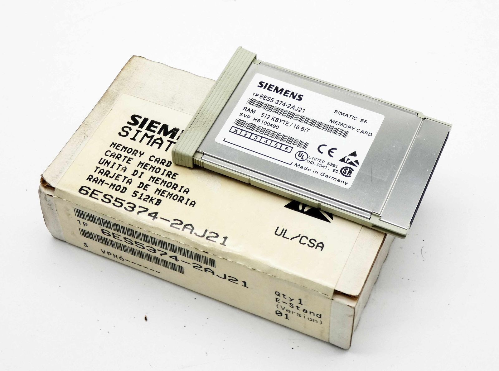 Siemens SIMATIC S5 6ES5374-2AJ21 V:01 memory module/memory card -unused/original packaging-