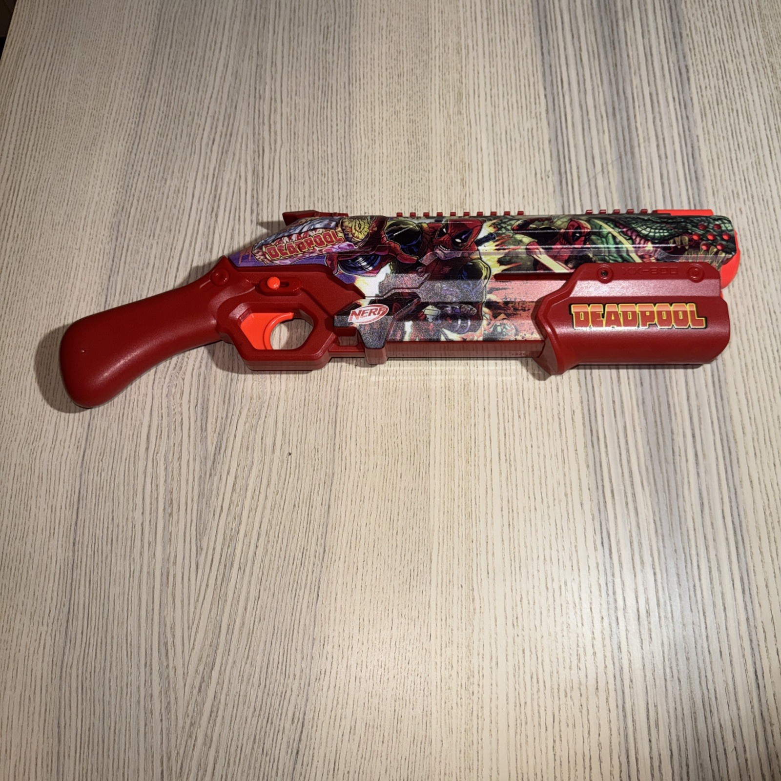 Nerf Rival Deadpool Blaster Marvel Pump Action Breech Load Special Edition Toy