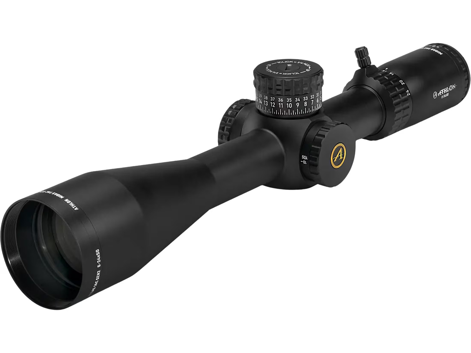 Athlon Optics Midas TAC Gen2 HD Rifle Scope 30mm Tube 6-24x 50mm APLR15 MOA
