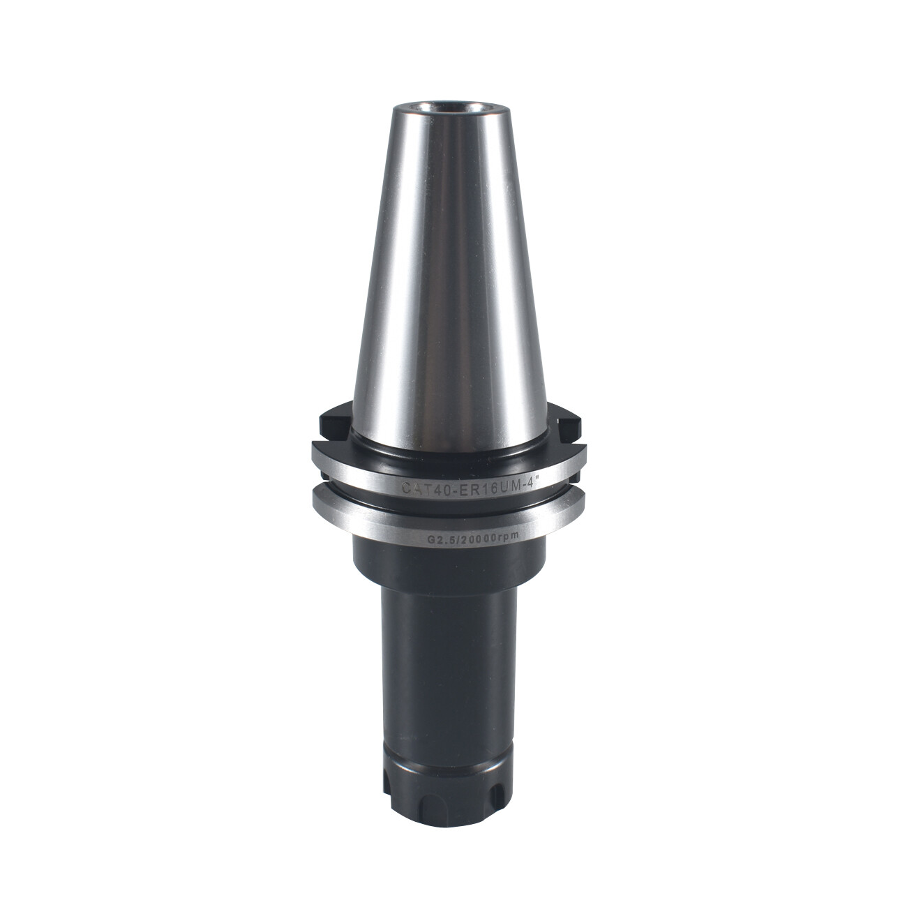 2pcs CAT40-ER16UM Collet Chuck 4" 100mm Length Tool Holder Set