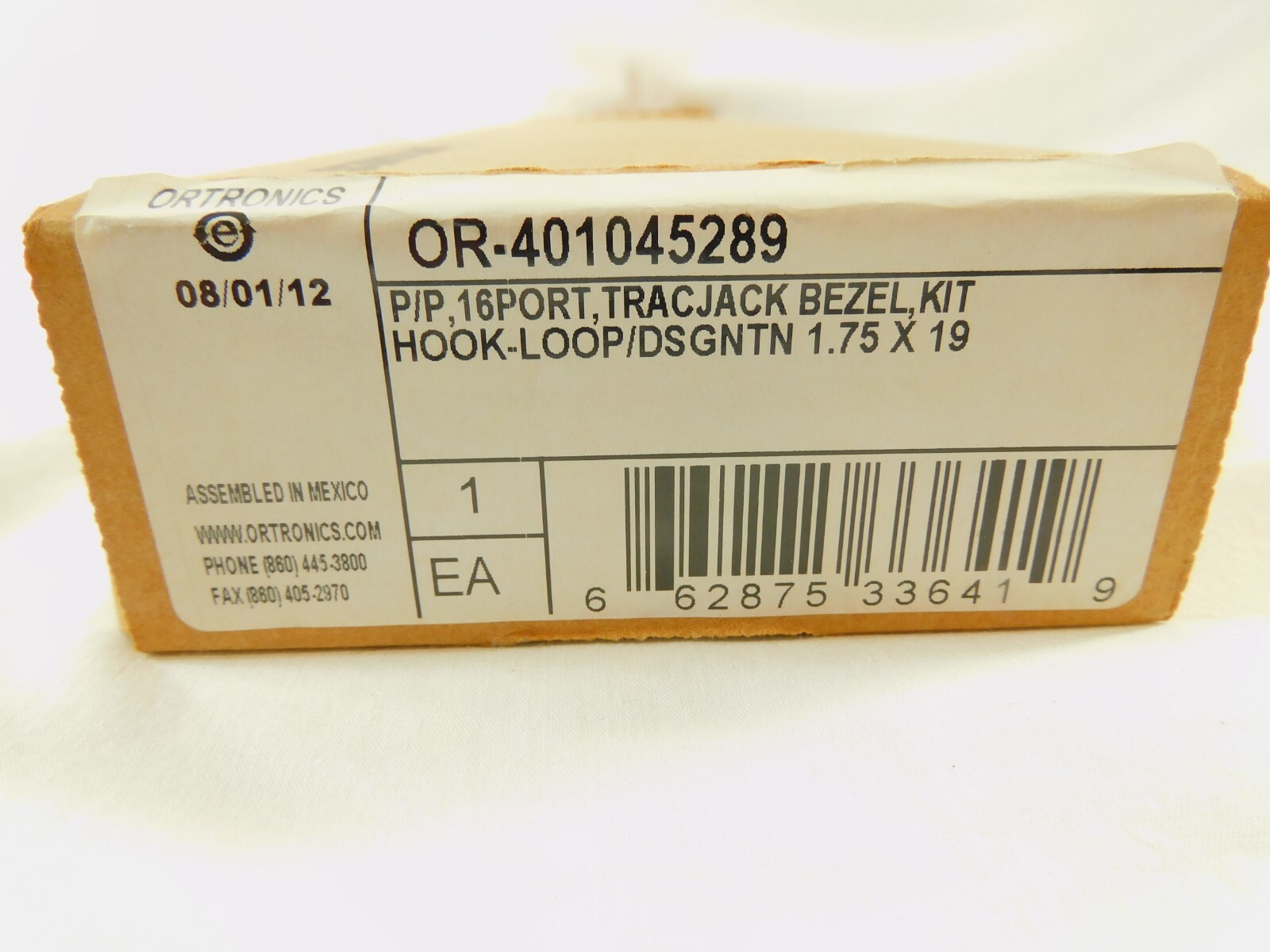 TracJack Patch Panel Kit for 16 modules 401045289 Ortronics - Unloaded - NEW