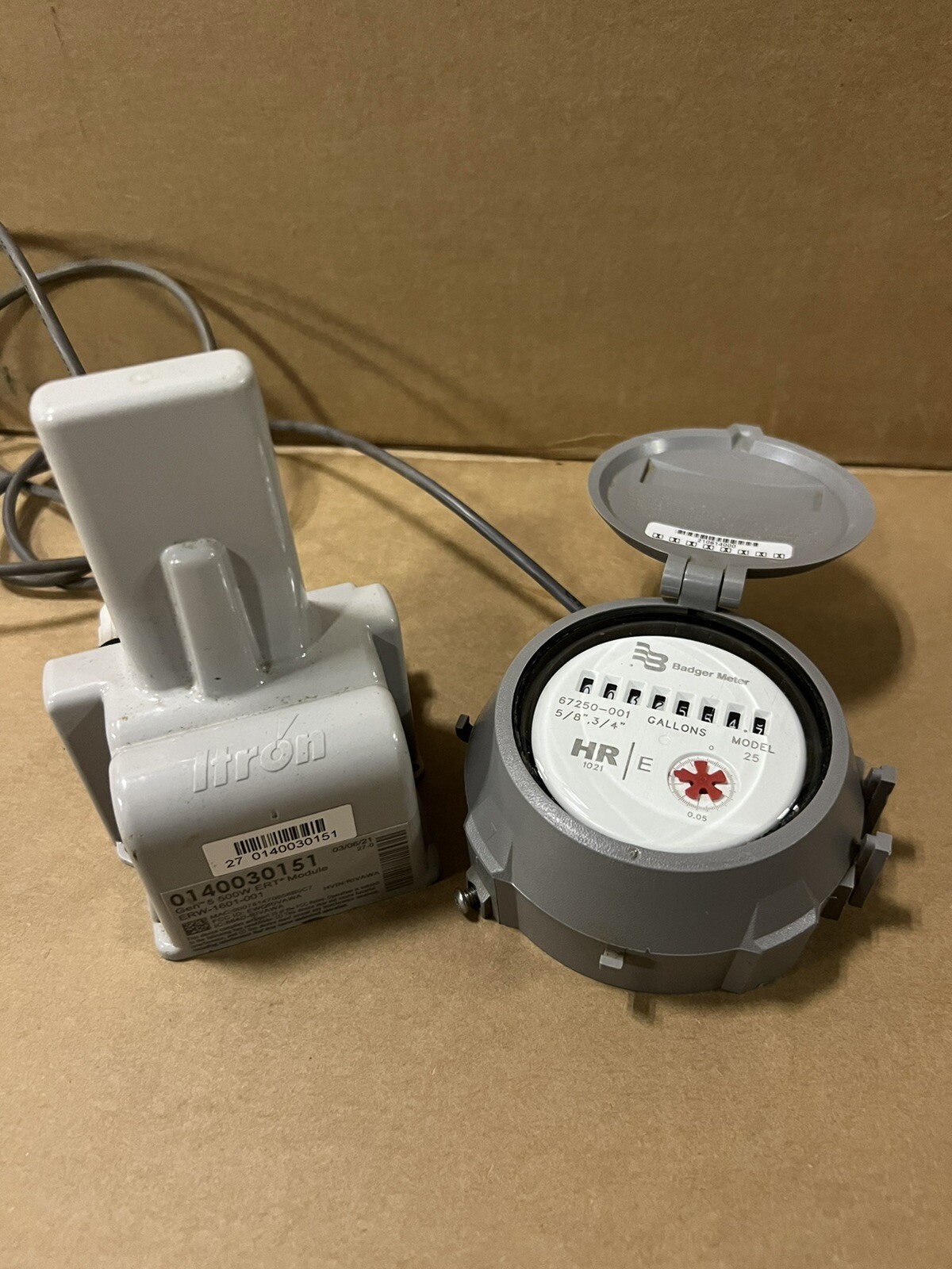 Badger HRE M25 Register With 5/8 X 3/4 Erw-1601-001 500w Ert for water meter