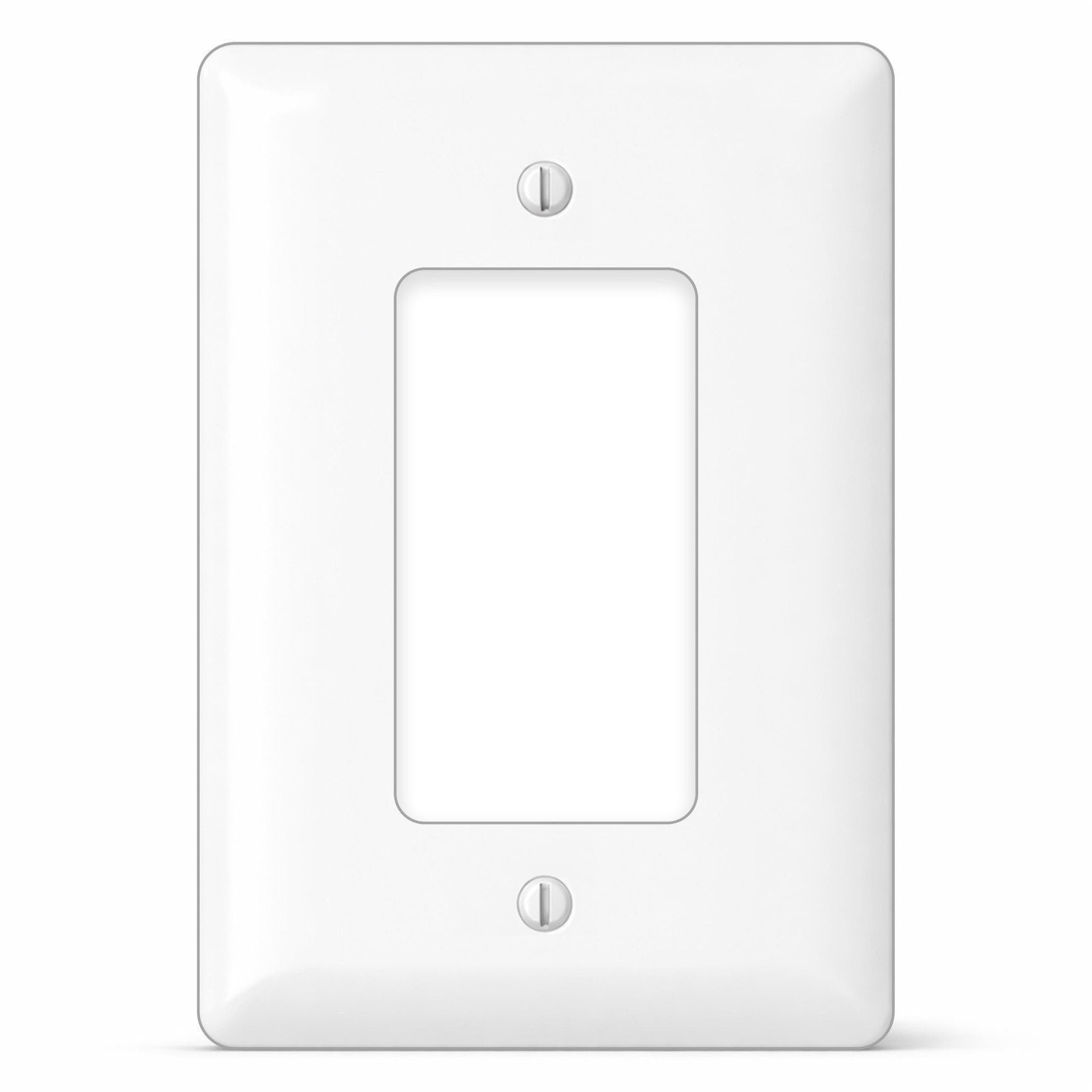 Airmont Products White Metal, 1-Gang White Maxi-Size Wall Plate Rocker...