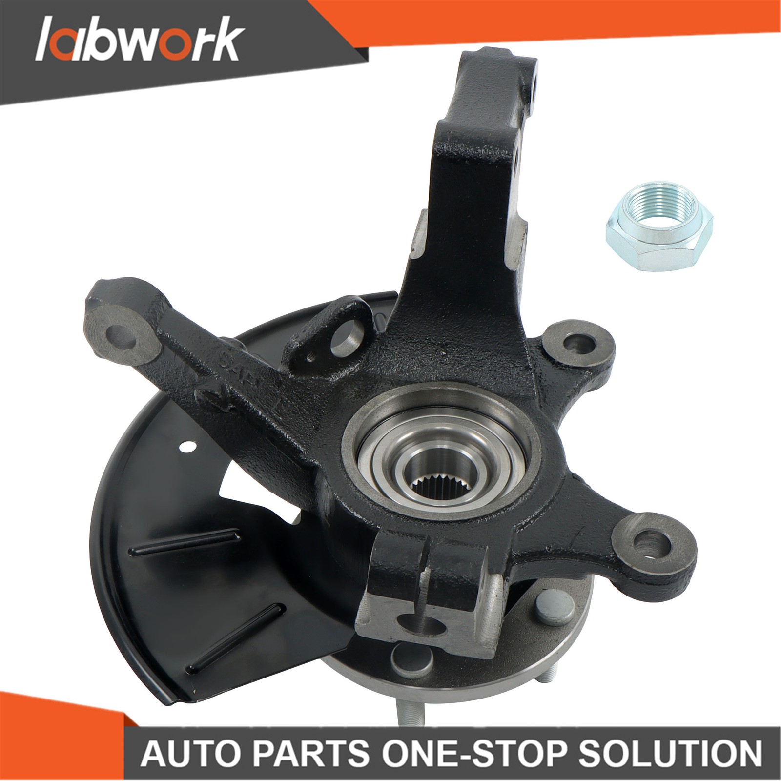 Labwork Front Left Knuckle & Wheel Hub Bearing for Ford Escape 2005-2012 New