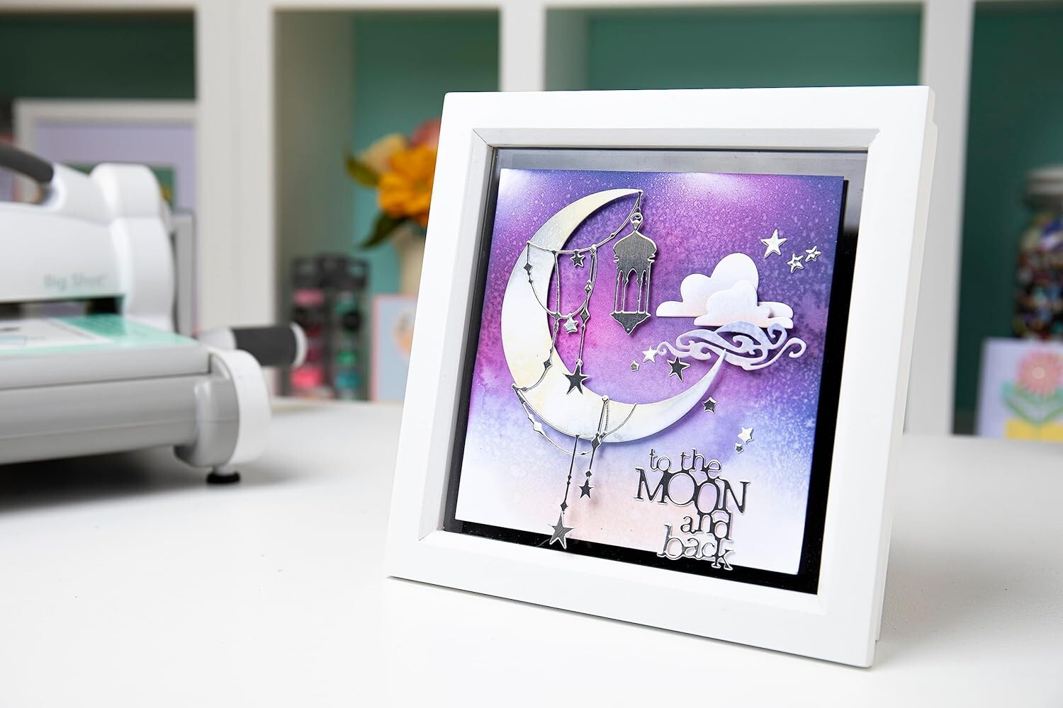 Sizzix Thinlits Moon & Back by Pete Hughes Cutting Dies Craft Bundle 665035 NEW