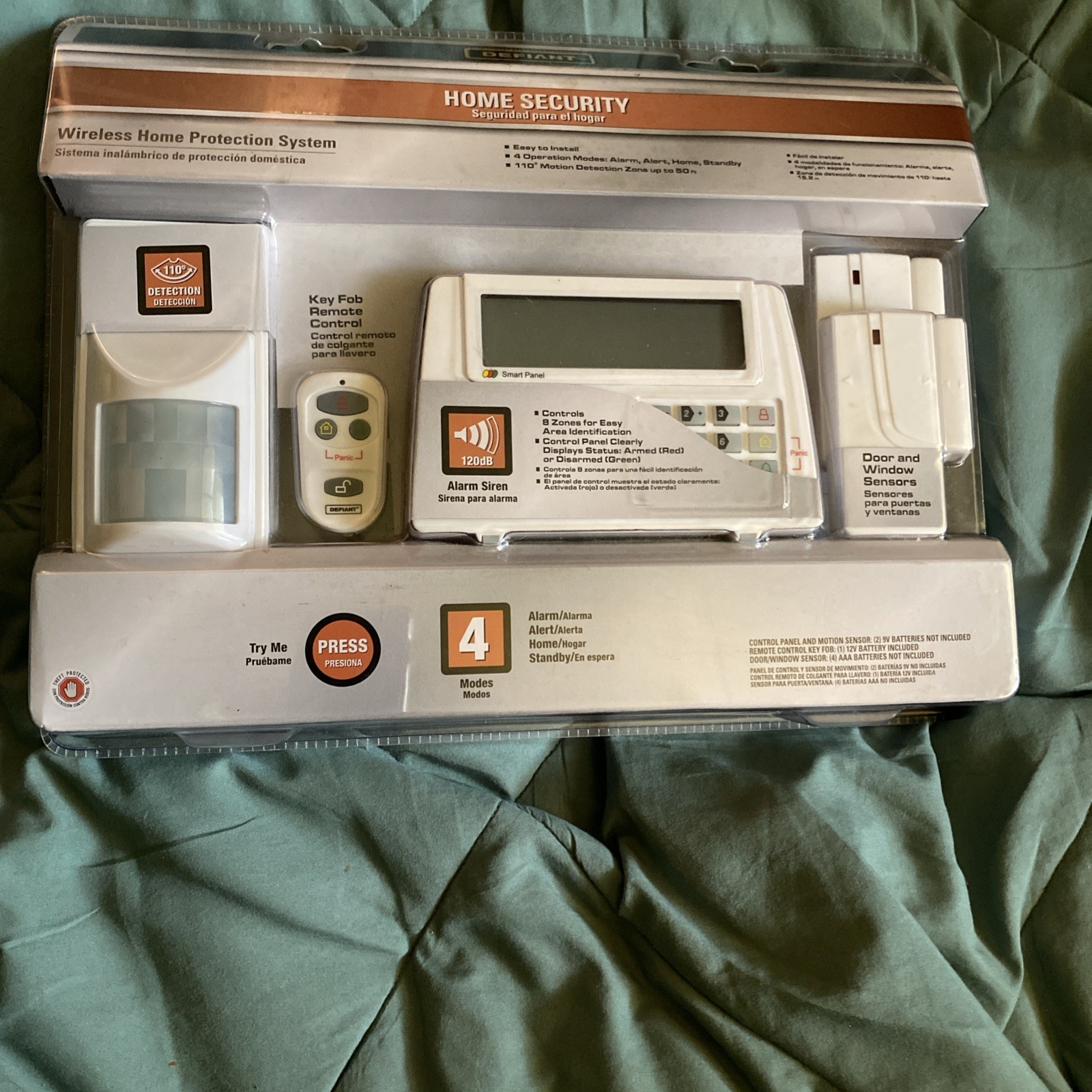 Defiant Wireless Home Protection/Security Alarm/Alert System new sealed in box