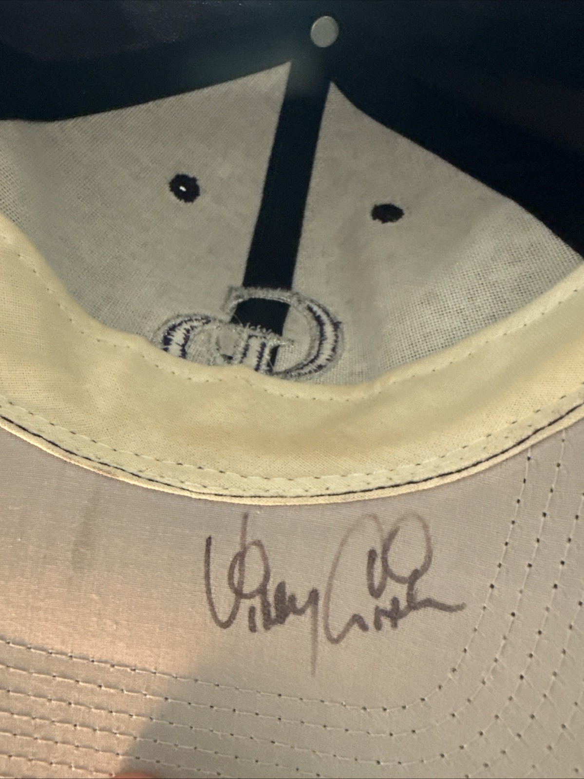 Rockies Hat Signed By Vinny Castilla