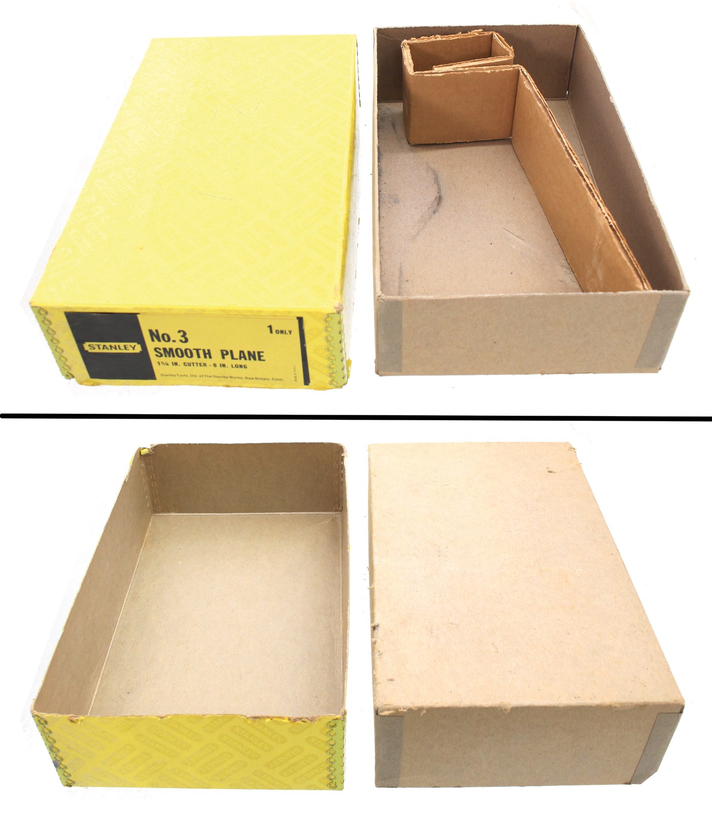 Orig. Box for Stanley No. 3 Smoothing Plane  - Excellent - mjdtoolparts