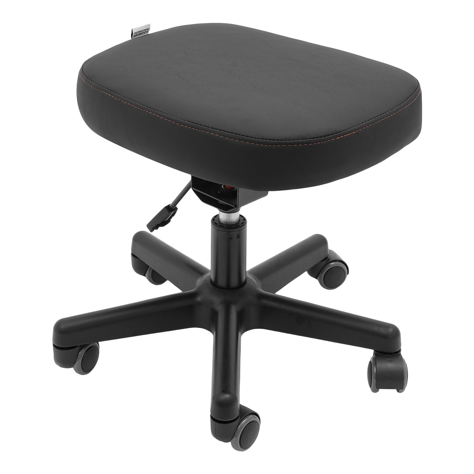 Adjustable Height And Tilt Angle Footrest Stool Ergonomic Foot Stool With Wheels