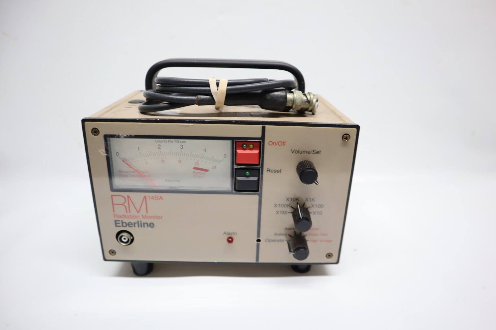 Eberline RM-14SA Count Rate Meter W/ Cord