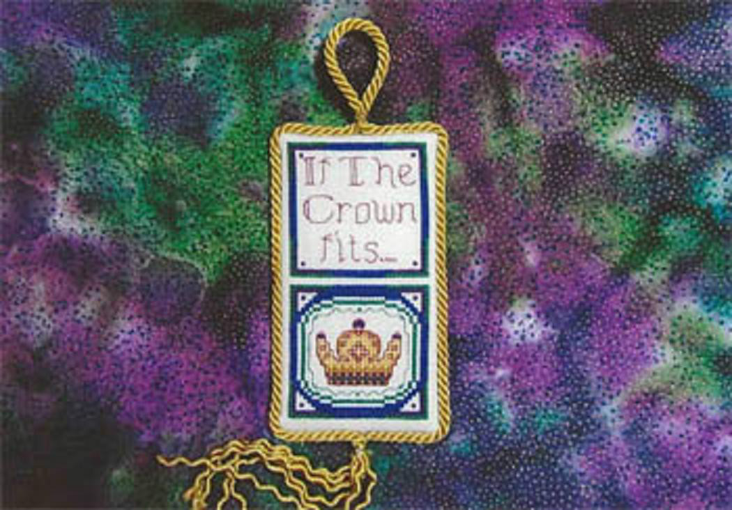 IF THE CROWN FITS SAMPLER-CROSS STITCH-DESIGNS BY LISA