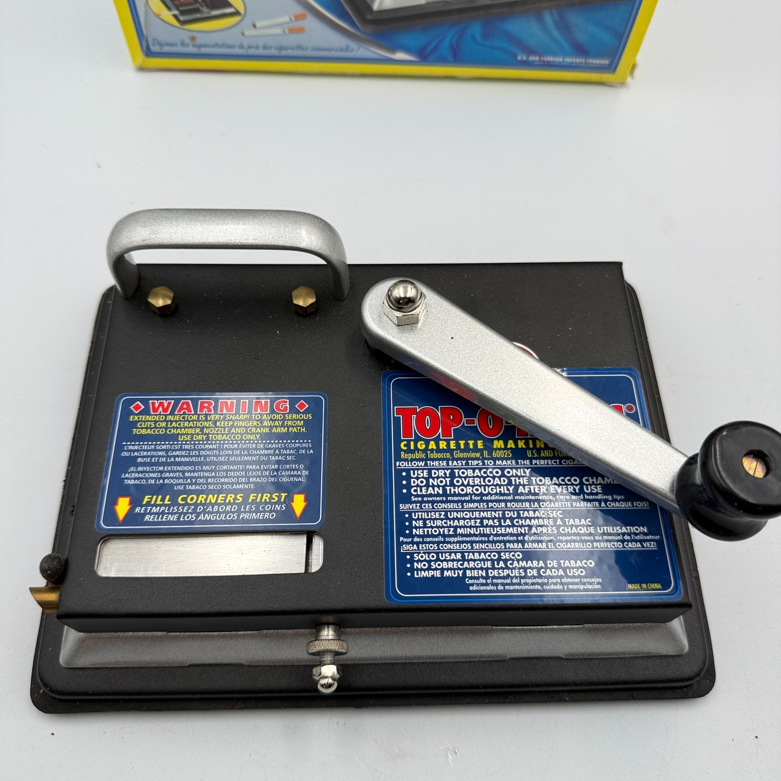 T.O.P. Top-O-Matic Cigarette Rolling Machine