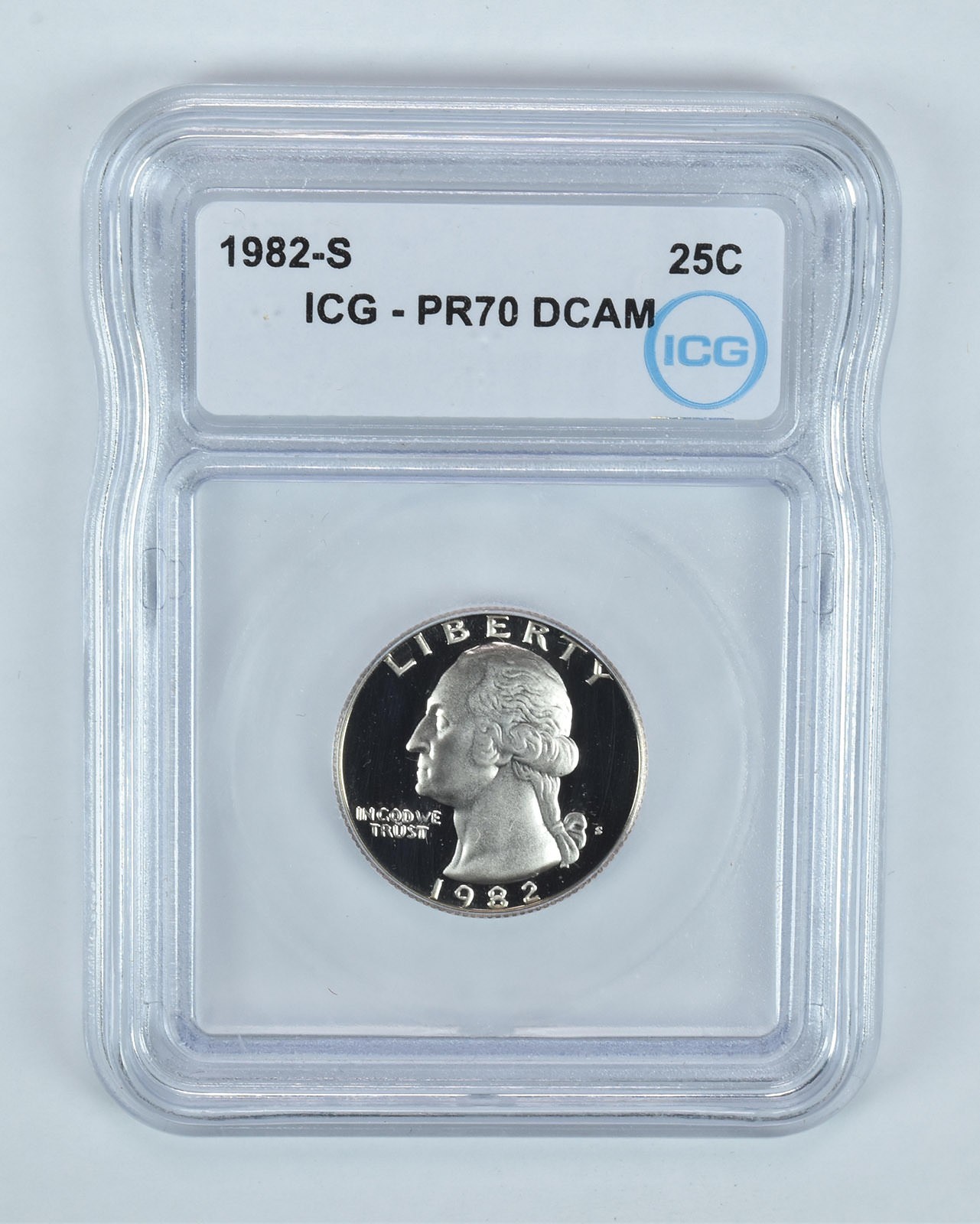 1982-S Washington Quarter PR70 DCAM ICG