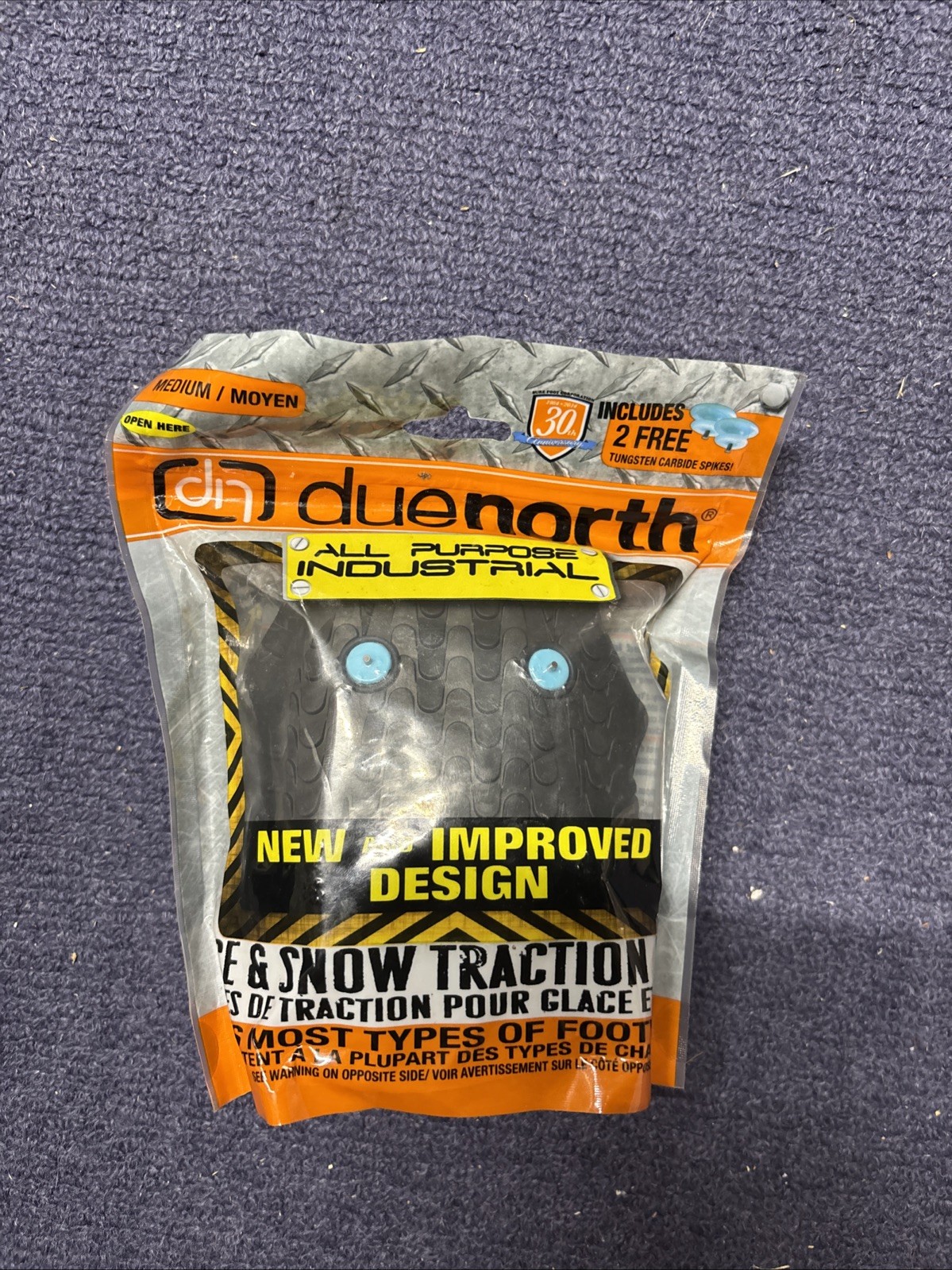 Due North all purpose industrial size medium ice and snow traction footware aid