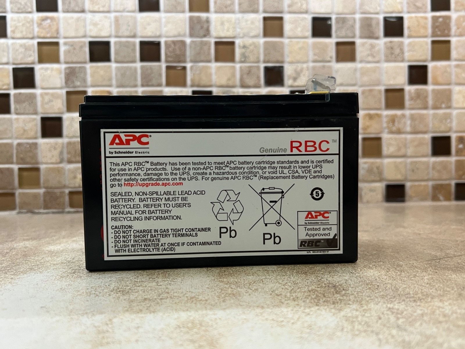 Genuine APC RBC35 Replacement Battery Cartridge 12V 3.0Ah for APC UPS