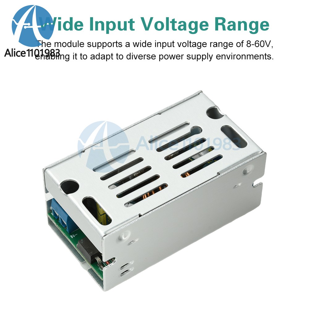 DC-DC 200W 15A Buck Converter 8-55V to 1-35V Adjustable Step down Power Module