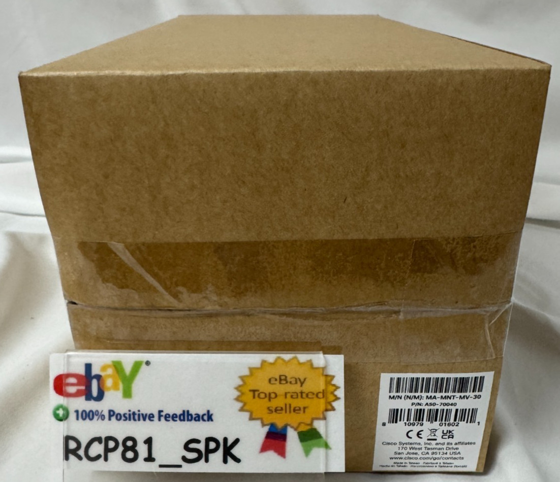 Cisco Meraki MA-MNT-MV-30 Wall Mount Arm | BNIB | Fast Ship!
