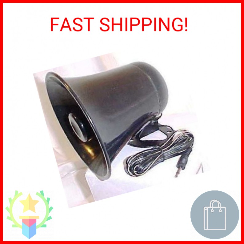 PA Horn Speaker w/Plug & Wire - 5 inch for CB/Ham Radio