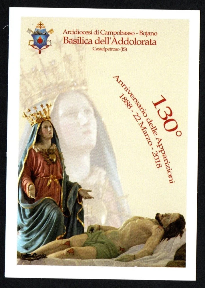 Holy card de la Virgin Dolorosa santino image pieuses estampa