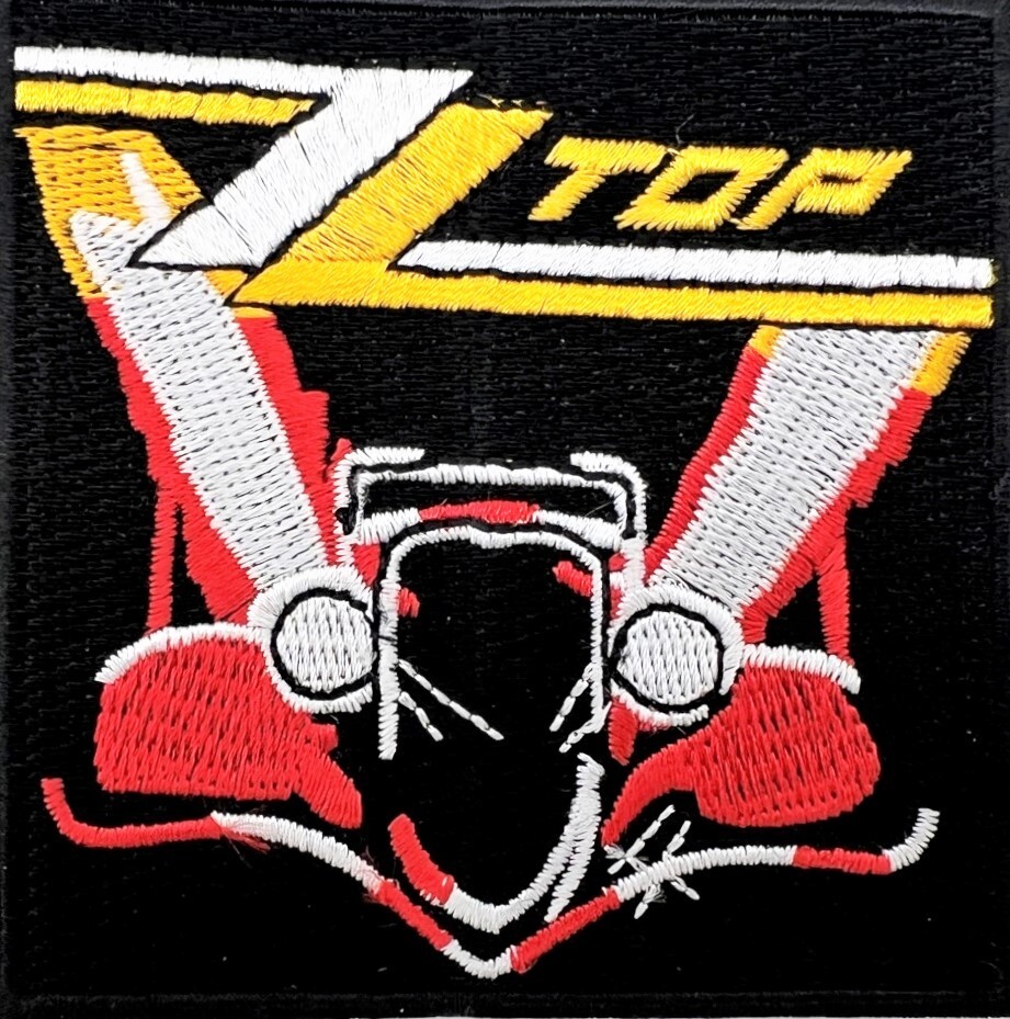 ZZ Top Rock Music Embroidered Iron on Patch Applique