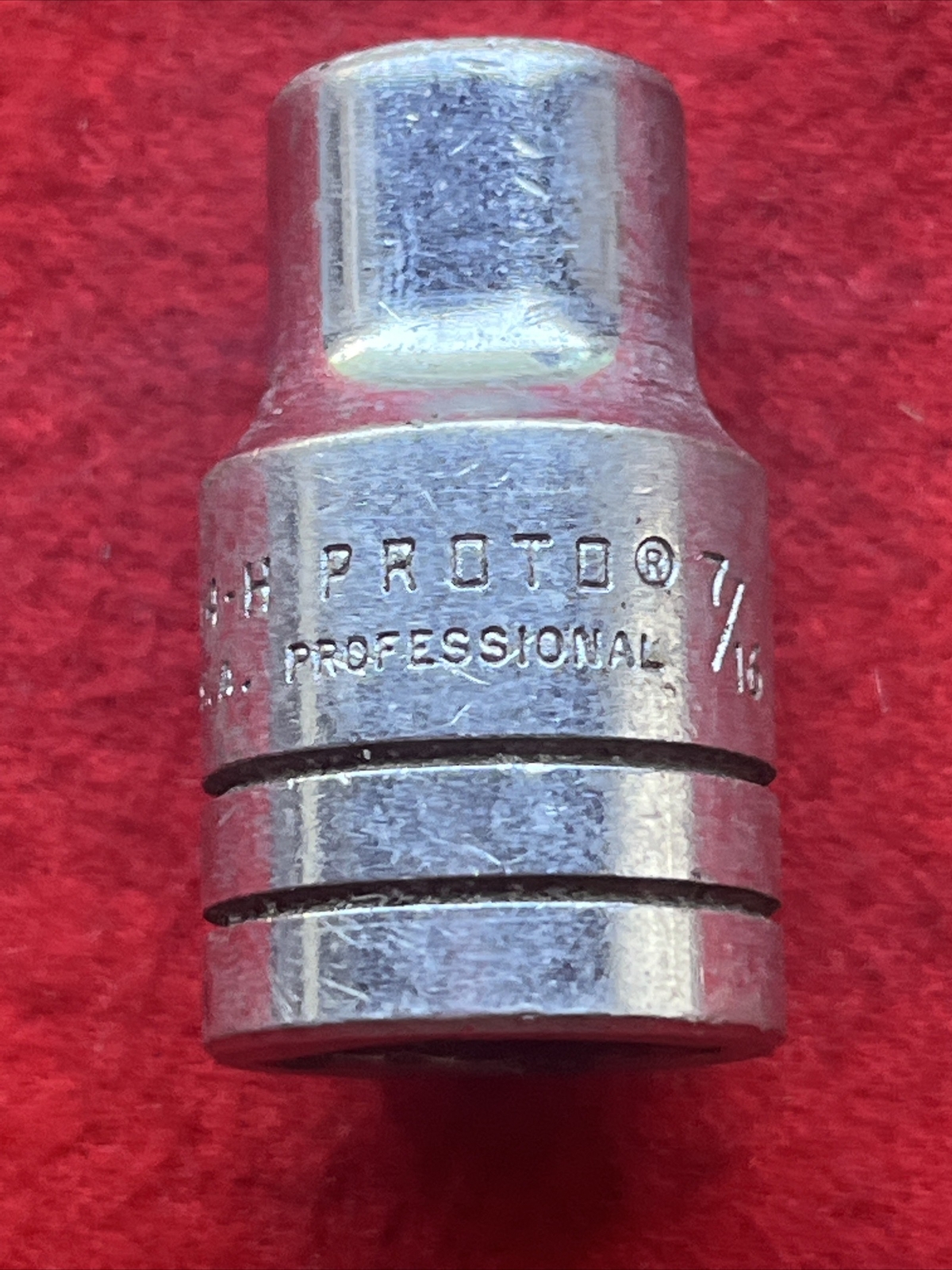 PROTO PROFESSIONAL 5414-H SOCKET 7/16", 1/2” DRIVE, 6 POINT - USA (t78)