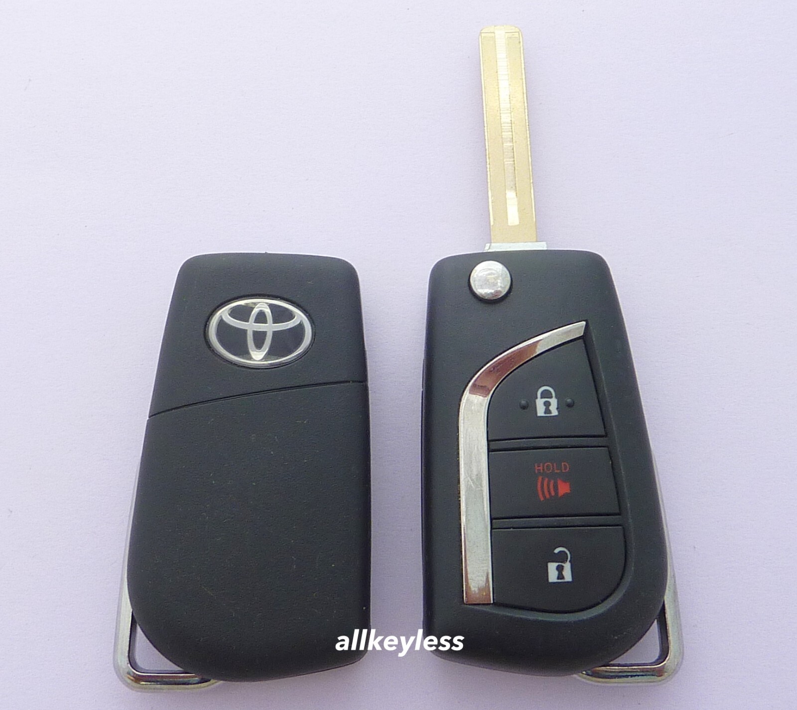 OEM 2018-2024 TOYOTA RAV4 flip keyless entry 3 button remote key fob GQ4-73T