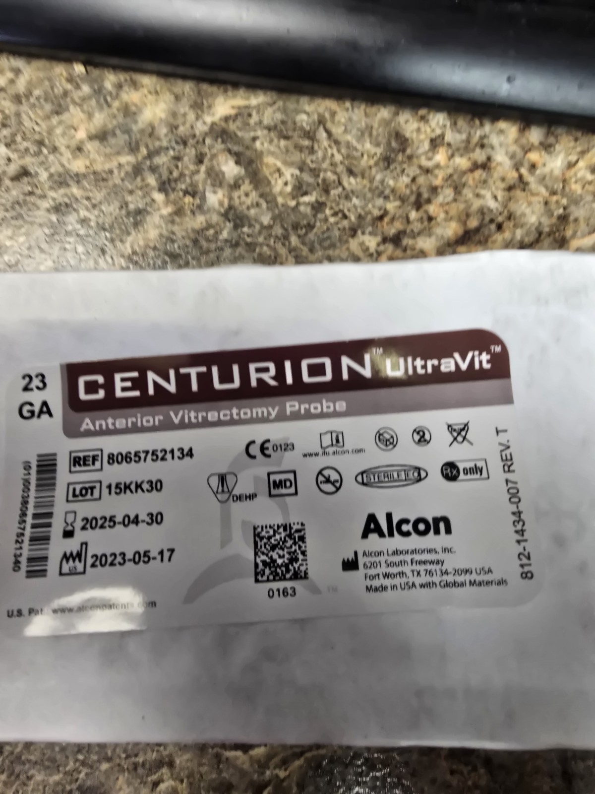 Alcon Centurion 23GA Anterior Vitrectomy Probe 8065752134