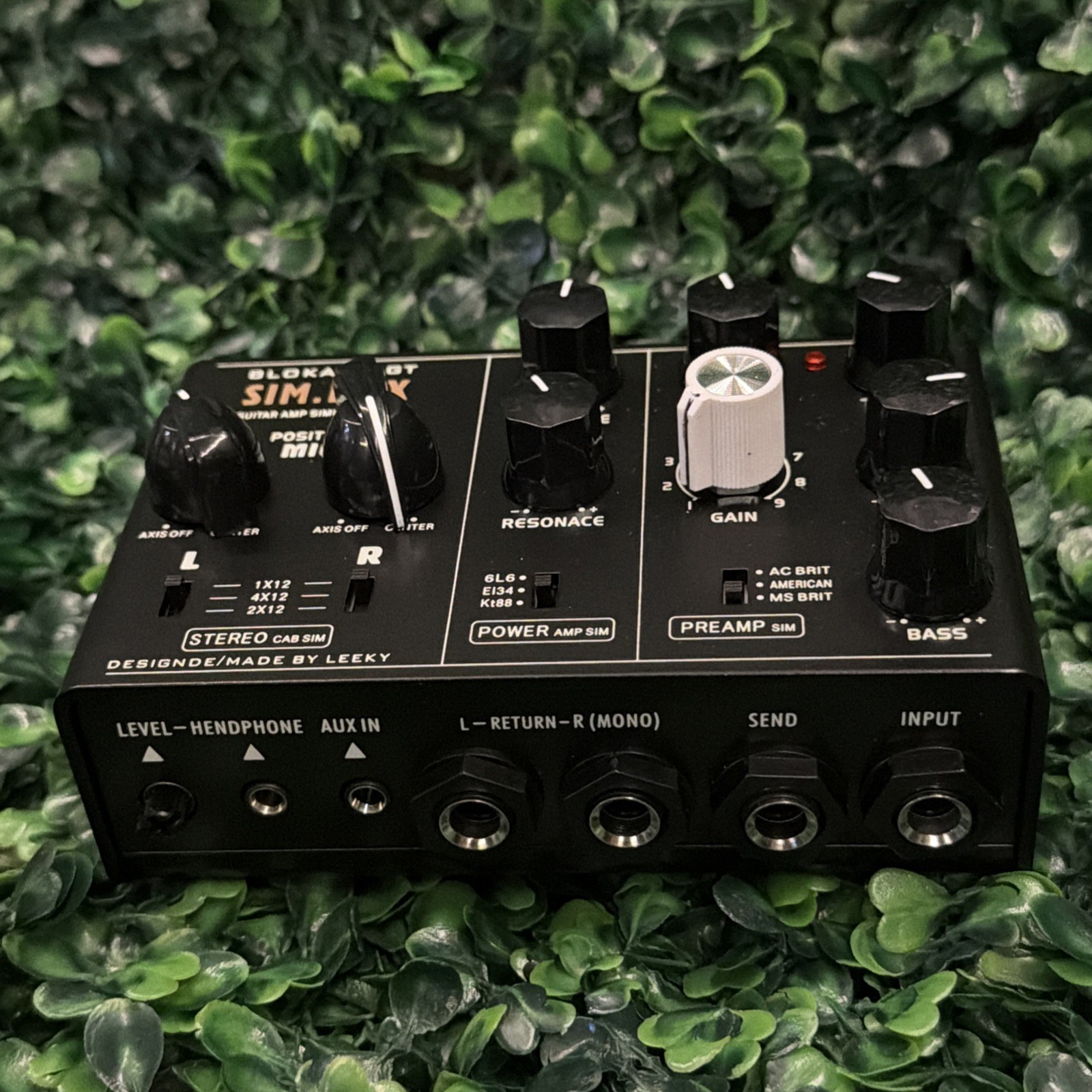 Guitar Effect Pedal Amplifier Simulation for Electric Guitar - All -