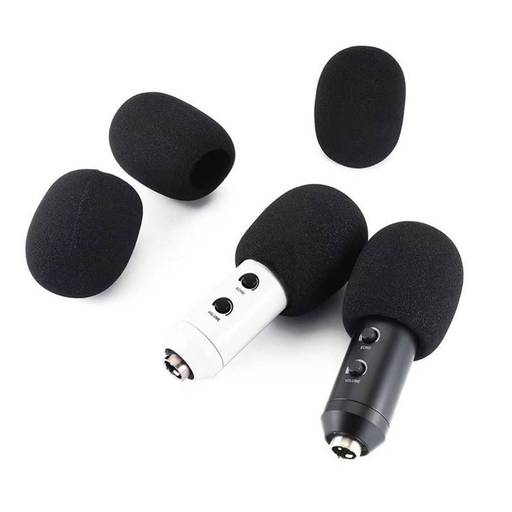 8 Pcs Wind Screen for Mics Microphone Windproof Cover Sponge Sleeve