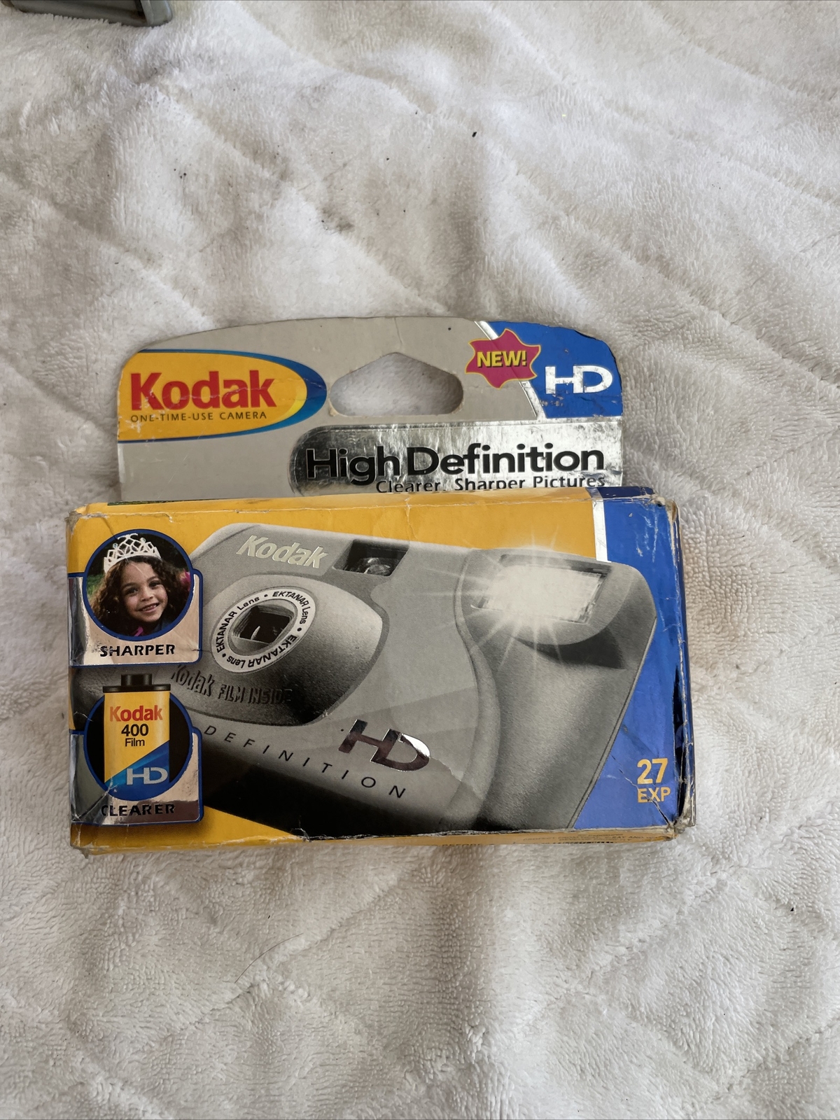 Kodak High Definition One-Time-Use Camera 27 Exposures 400 Film NOS