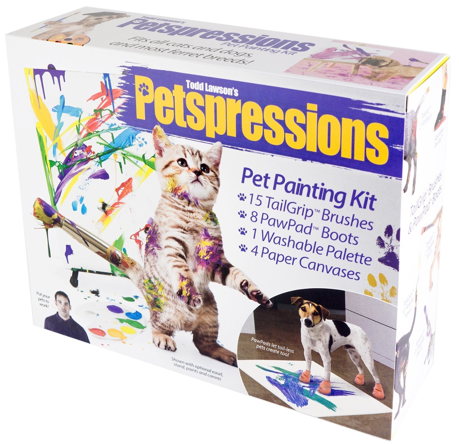 PETSPRESSIONS - Prank Fake Funny dog cat kitten puppy pet PARODY Joke Gift Box
