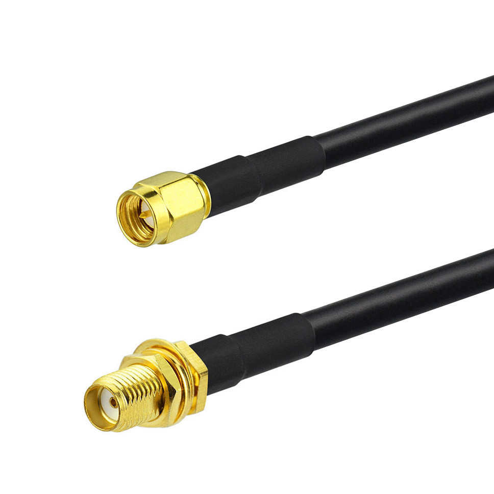 Car Mobile Radio 4G LTE WiFi GPS Antenna Extension Cable SMA Male to Female 6ft