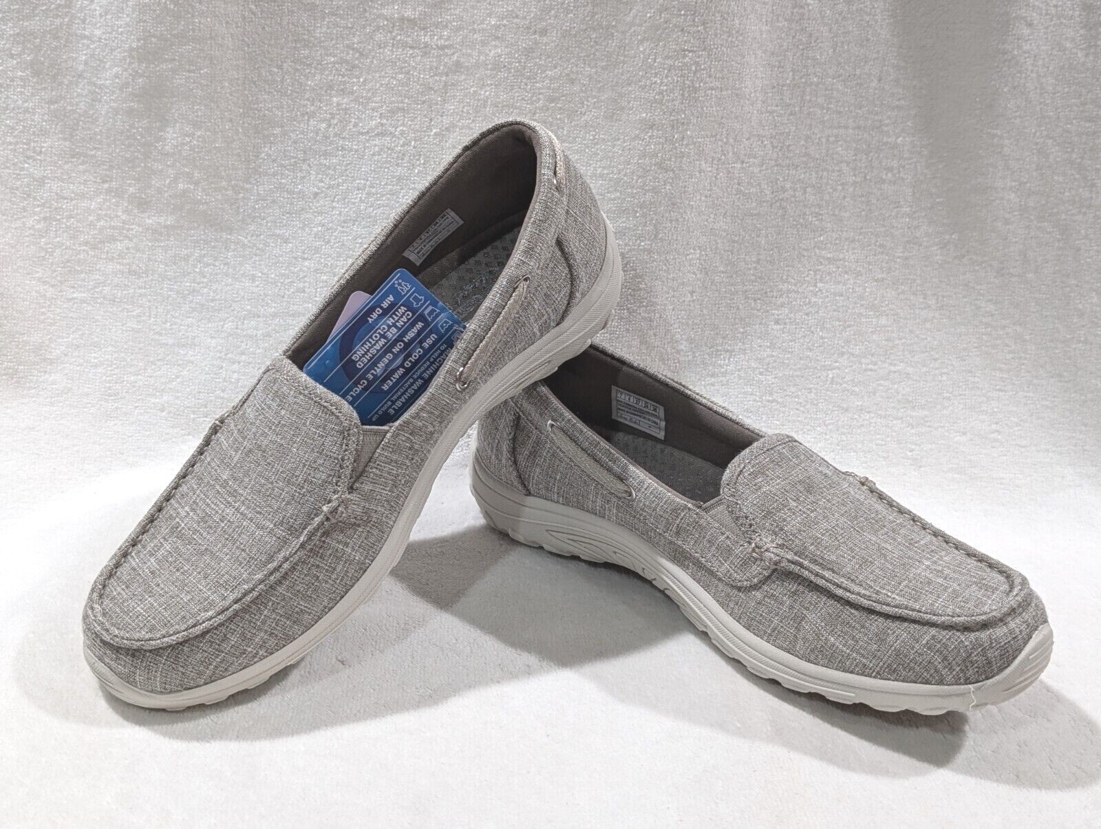 Skechers Reggae Fest Goodnight Taupe Women's Slip On Shoes-Asst Sizes NWB 158634